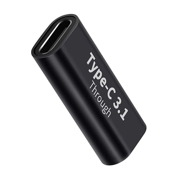 Adaptador Bidireccional Carga Datos Tipo C Hembra a Tipo C Hembra 3.1