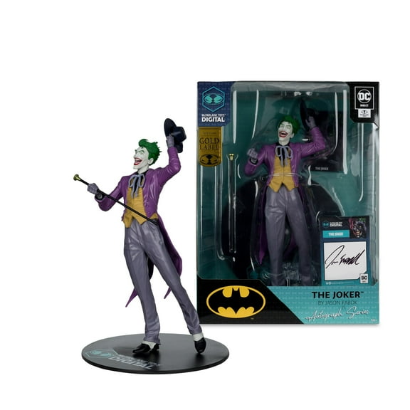 The Joker by Jason Fabok (The Three Jokers) 1:6 AUTOGRAPH Scale Posed Figure w/McFarlane Toys Digital Collectible