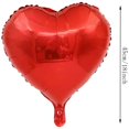 thumbnail image 4 of Heldig Heart foil balloon red 20 pieces heart helium balloons heart balloons helium balloon foil balloon wedding foil balloon suitable for birthday bridal shower valentine's dayB, 4 of 8