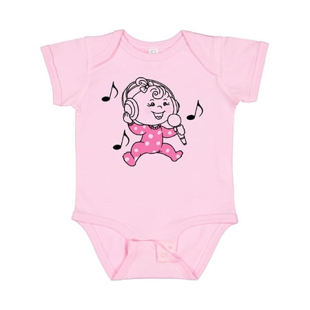 

Inktastic Baby Girl Music Future Singer Gift Baby Girl Bodysuit