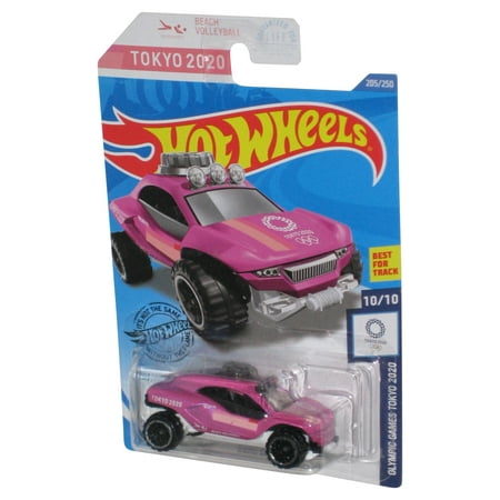 En Oferta Hot Wheels Olympic Games Tokyo 2020 10/10 Pink Dune Daddy Beach Volleyball Toy Car 205/250
