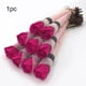 thumbnail image 5 of Ramo de flores artificiales de rosas de jabón para bodas, regalos de San Valentín, aniversarios, decoraciones para el hogar con flores de jabón artificiales, 5 of 5