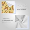 thumbnail image 4 of 3 Sizes Towel Set - Bath Towel, Hand Towel & Washcloth for Daily Household Use Sunny Shiba Buddies, 4 of 8