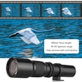 thumbnail image 4 of Super 500 mm Super Telephoto Manual Manual Zoom F8.0-F32 Apertura Con Para T-Munt A Para Nex E-Mono de Monto Reemplazo del Anillo de Adaptador para A9 A7 A7R A7S A5000 A6000 A6500, 4 of 6