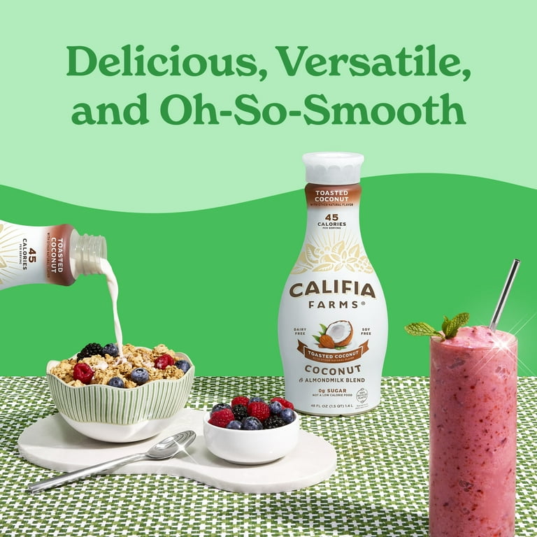 Califia Farms Toasted Coconut Almond Milk 48 Fluid Ounces