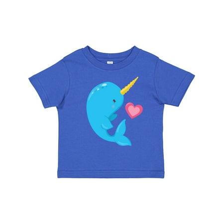 Inktastic Cute Narwhal Boys Toddler T-Shirt