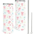 thumbnail image 6 of pig Tumbler With Lid and Straw pink Pig Stainless Steel Insulated Travel Tumblers,Cute Pig Gifts for Pig Lovers,Pig stuff,Decor, 6 of 6