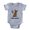 Heather Grey, variant on CafePress - Silky Terrier Lover - Cute Infant Baby Football Bodysuit