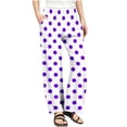 thumbnail image 2 of Danhjin Girls Loose Yoga Pants Kids Soft Straight Leg Casual Elastic Waist Pants Workout Out Breathable Lounge Pants For Daily Wearing, 2 of 8