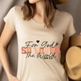 thumbnail image 4 of For God So Loved The World Shirt | John 3:16 Christian Bible Verse Tee , Dark Heather, Size 3XL, 4 of 6