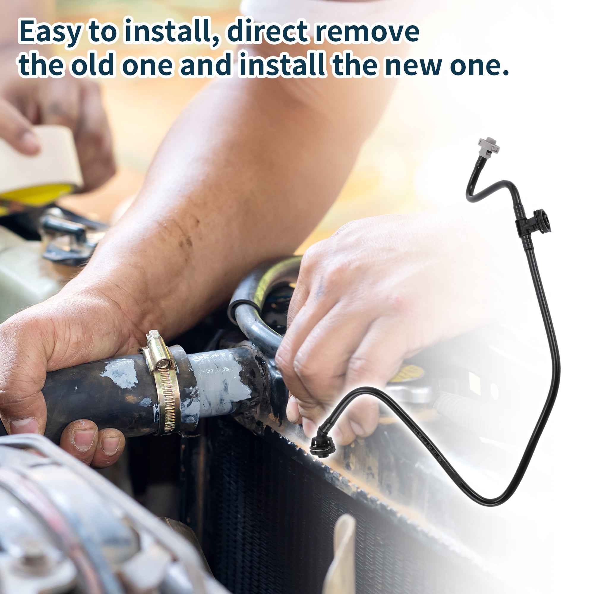 Unique Bargains Radiator Hose Heater Hose Radiator Outlet Hose Pipe for Audi Q8 2019-2024