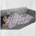 thumbnail image 6 of Cartoon Soft Flannel Fleece Throw Blanket, of Abstract Sheep with Stripes and Tiny Hearts, Cozy Plush for Indoor and Outdoor Use, 50" x 60", Baby Pink Baby Blue, by Ambesonne, 6 of 6