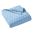 thumbnail image 4 of Better Homes & Gardens Tencel Quilt, King, Light Blue, Soft Touch Bedding, 4 of 5