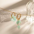 thumbnail image 3 of Langgg Stone Earrings Titanium Steel Earring Irregular Pendent Ear Drop Long Earring Geometric Jewelry Fashion Accessory, 3 of 6