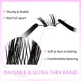 thumbnail image 4 of VEYESBEAUTY DIY Lash Cluster Velvet Wing Lashes Kit- Reusable False Eyelashes Bond &Seal for Effortless Glam and Volume, 4 of 10