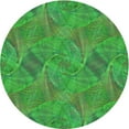thumbnail image 1 of Ahgly Company Machine Washable Indoor Round Transitional Forest Green Area Rugs, 3' Round, 1 of 7