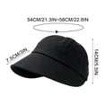 thumbnail image 3 of Eolstice Summer Bucket Hat, Wide Brim Sun Protection Hat, Casual Foldable Visor Cap, UV Blocking Fashion Hat for Women, Men, Outdoor Beach, 3 of 8