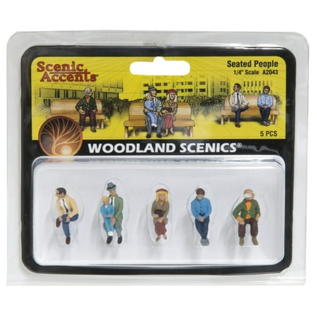 UPC: 0724771020431 | Woodland Scenics Scale Figures  1/4   Seated People