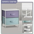 thumbnail image 4 of Sorbus 2 Drawer Bedside Nightstand End Table Bedroom Dresser, Pastel Colors Pastel, 4 of 5