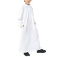 thumbnail image 6 of Chbgutlmr Baby Clothes for Boys Kids Long Gown Solid Color Stand Collar Long Sleeve Clothing 7-10 Years, 6 of 8