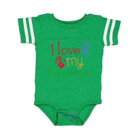 

Inktastic I Love My MomMom Gift Baby Boy or Baby Girl Bodysuit