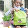 thumbnail image 6 of Funny Garlic Bird Plush Keychain with Sound, Squeeze-to-Quack White Chicken Charm for Backpack, Whimsical Animal Pendant for Stress Relief, 6 of 7
