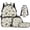 Hat Horseshoe Bow Print, variant on Aplkyhs Pink Bow Baseball Kids Backpack Set of 4 with Lunch Box Pencil Case and Water Bottle Carrier Includes Schoolbag with Front Pocket Elementary School Girls