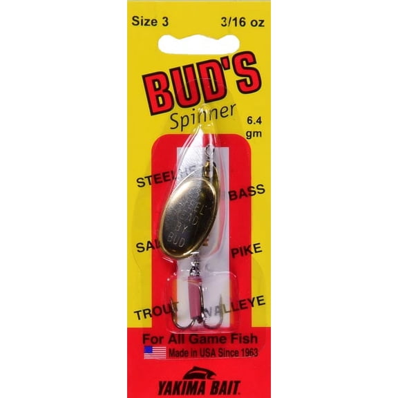 Wordens Bud's Spinner Sz 3 Brass
