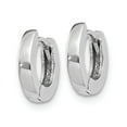 thumbnail image 2 of 14K White Gold Earring Hinged Huggie Women'S 6 mm 2, 2 of 4