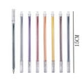 thumbnail image 2 of Fun Gel Pen Glitter Colored Pens Set Students Marking Highlighter Pen Glitter Gel Pen Set Students Stationery for Drawing 18PCS, 2 of 8