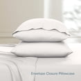 thumbnail image 4 of Bare Home Premium 1800 Collection 4-Piece Bed Sheet Set with Envelope Pillowcases, Full, Cream, 4 of 9
