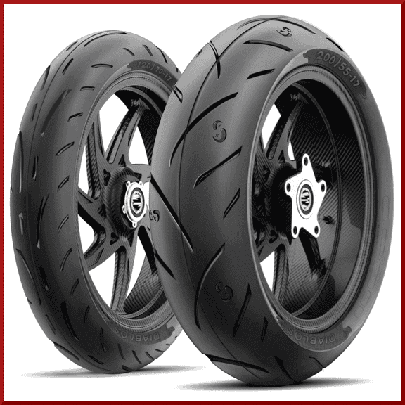 Roadmax Diablo 200/55-17   120/70-17 (75H) Motorcycle Tire SET (Front   Rear)