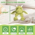 thumbnail image 2 of Flying Dragon Plush,Cute Dinosaur Stuffed Animals Pillow,Soft Fire Dragon Animal Plushies Toy,Great for Girls, 2 of 8
