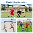 thumbnail image 2 of Gaderth Soccer Rebounder Net,Soccer Trainer For Passing, Ball Control & Volley Practice, Easy Setup Portable Football Training Net Soccer Bounce Back Net For Solo & Team Use, 2 of 5