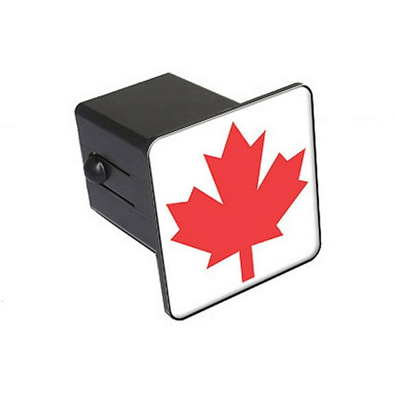 Canada Maple Leaf Flag 2" Tow Trailer Hitch Cover Plug Insert
