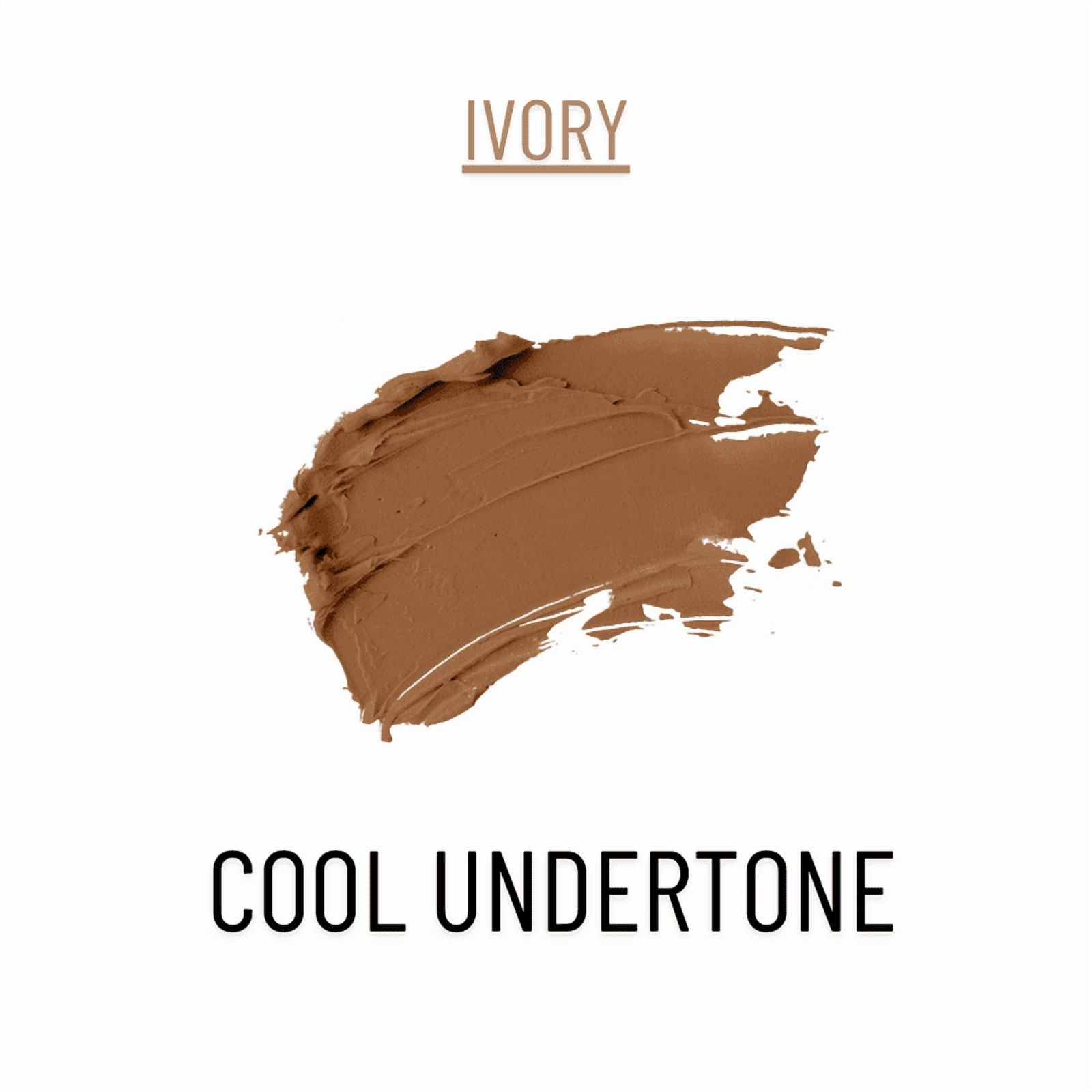 foundation - cool undertone, Oil-Free HD Liquid Foundation – Medium to Full Coverage, Long-Wear, Hydrating & Paraben-Free