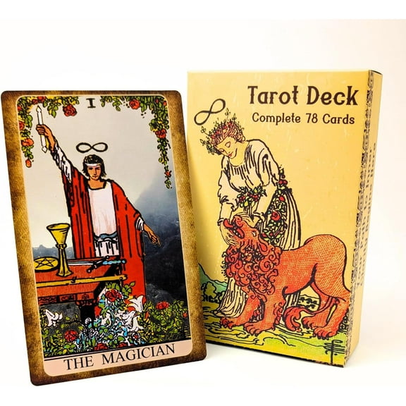 Witchy Cauldron Large Tarot Cards –Based on The Classic Rider Waite System– Upgraded Classic Design