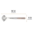 thumbnail image 5 of Petromax Kitchen or Campfire Serving Ladle with Spout, Durable Stainless Steel and Wooden Handle, Large 3.4 fl oz, 5 of 7