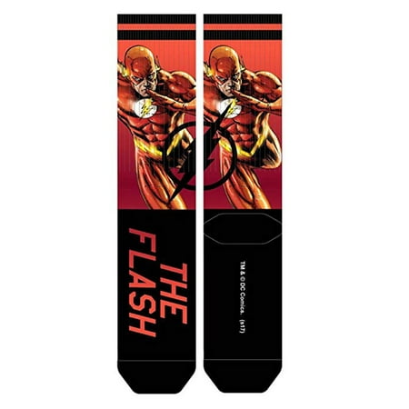Knit Radar - The Flash Sublimation Over Knit Superhero Men's Socks