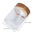 thumbnail image 2 of GOOHOCHY  Storage Container Glass Bottle Wooden Cover Sealed Jar, 2 of 8