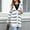 White, variant on Long Cardigan Sweaters for Women V Neck Long Sleeves Striped Button Down Open Front Casual Outerwear Oversized Fall Going out Party Breathable Coat Comfortable ,Black