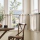thumbnail image 3 of Cortinas Jinchan 66x61 cm Lino Gris Boho Geométrico 2 Paneles, 3 of 9