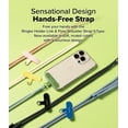 thumbnail image 3 of Ringke Holder Link Flow Shoulder Y-Type for Smartphone, Universal Durable Adjustable Crossbody Neck Shoulder Strap with Holder - Calm Black, 3 of 11