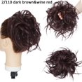 thumbnail image 2 of Chignon Synthétique Désordonné Pièce de Cheveux Ondulée Bouclée Élastique Chignon Épais pour Femmes Filles, 2 of 7