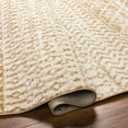 thumbnail image 6 of BoutiqueRugs Dong Farmhouse Moroccan Geometric Area Rug - Boho Aztec Tribal Carpet for Living Room - Beige, Cream, Light Brown - 7'10" Round, 6 of 18