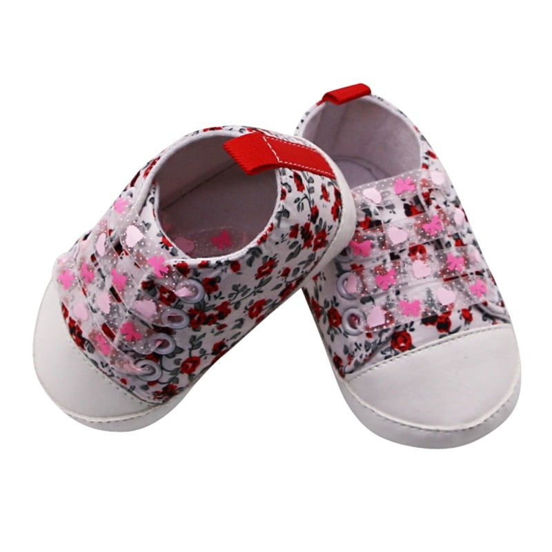 girls floral sneakers