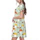 thumbnail image 2 of Disketp Mushroom Bee para Vestido de Manga Corta para Mujeres, Vestidos de Verano para Mujeres, Casual y Holgado para la Playa, 2 of 6