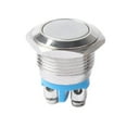 thumbnail image 1 of MYG 12V 19mm Metal Waterproof Push Button Momentary On Off Horn Switch Start Brass, 1 of 9