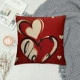 thumbnail image 2 of HENGT  Valentines Day Pillow Covers Red White Sweet Love Throw Pillow Case Cushion Cover for Home Couch Sofa Wedding Anniversary Decoration, 2 of 5