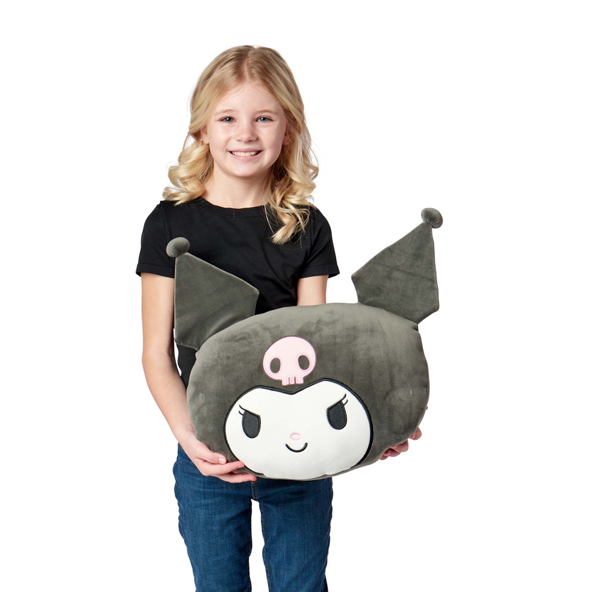 Kuromi Kids Cloud Pillow, 15 inches